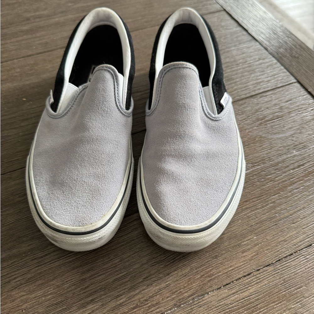 Vans Suede Light Blue Shoes Size 7